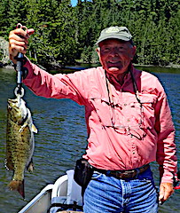 Bob Loving Shoreline Smallmouth Bass Trophy Fishing in Canada